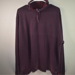 Chaps 1/4 zip pullover sweater size large